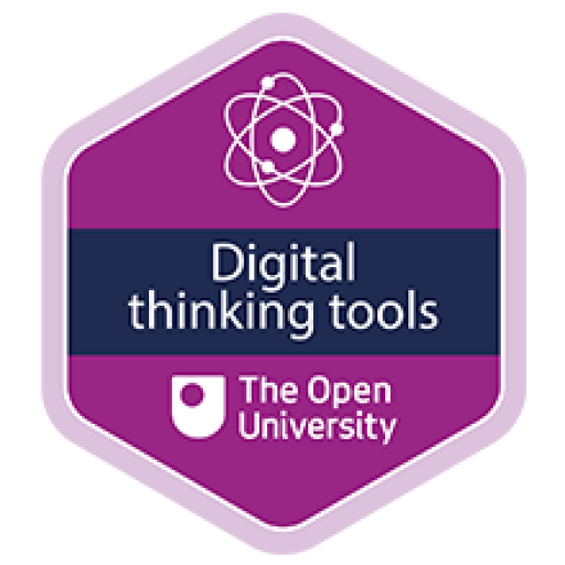 Digital Thinking Tools badged open course logo